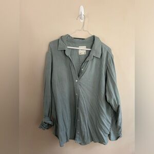 Abercrombie - Soft Green Oversized Shirt